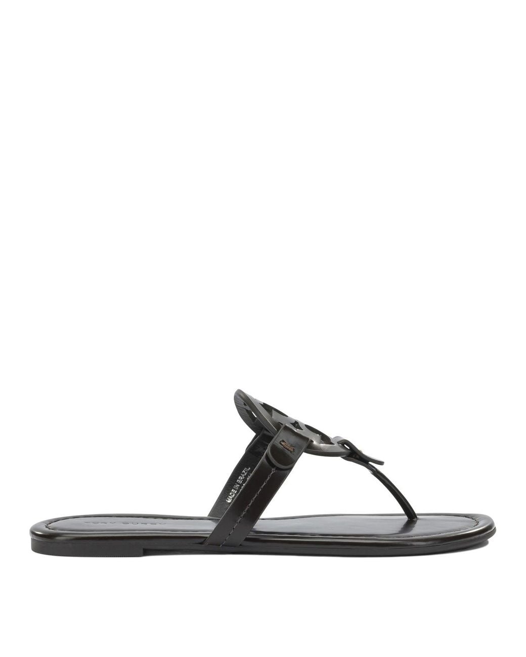 Tory Burch Black Ovine Leather Sandals