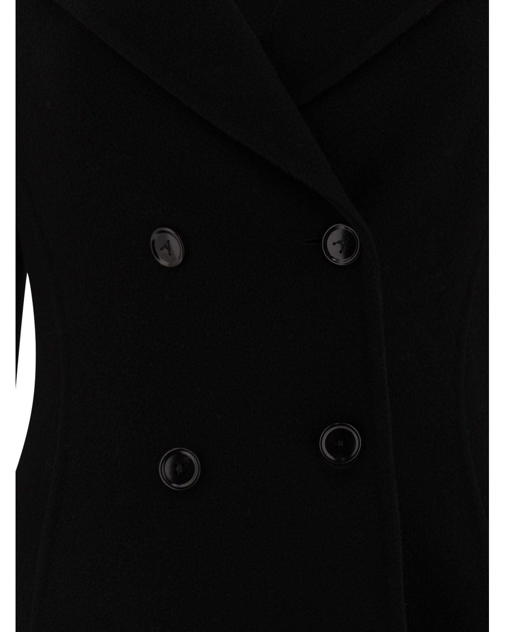 Alaïa Black Double Breasted Coat