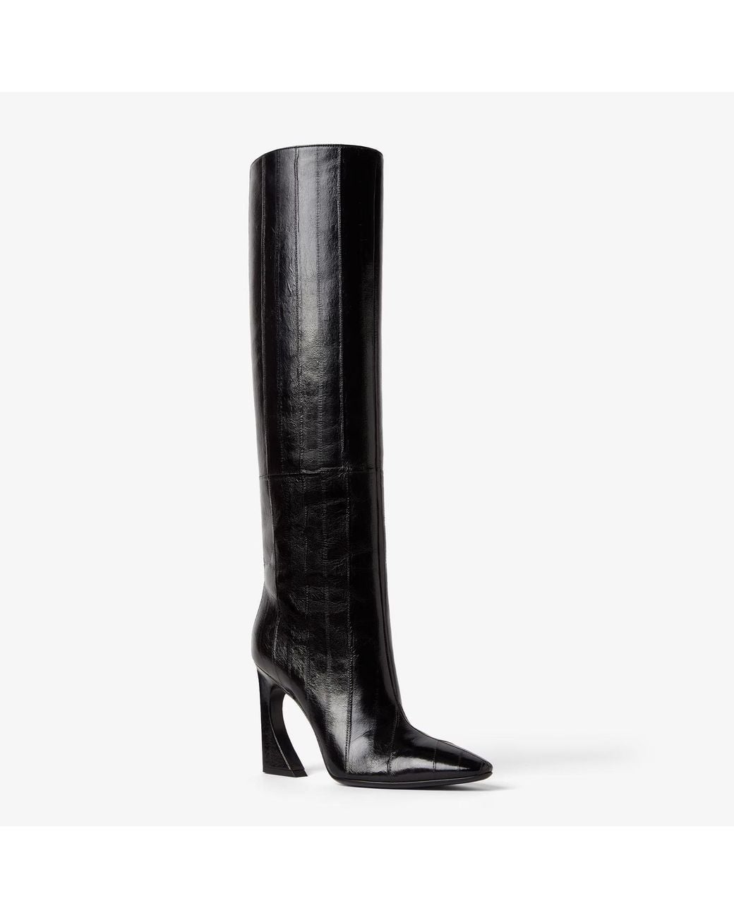 Fendi Black Heeled Boots 'Arco'