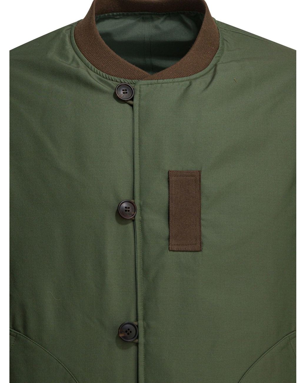 Visvim Green Wool Silk Jacket for men