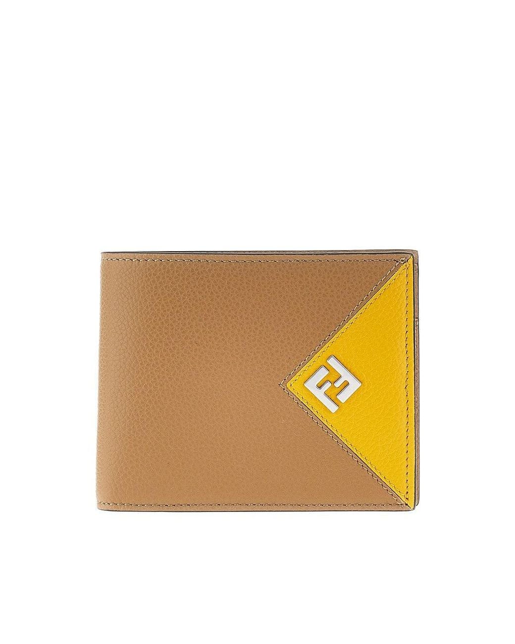 Fendi Natural Grained Leather Lui' Wallet for men