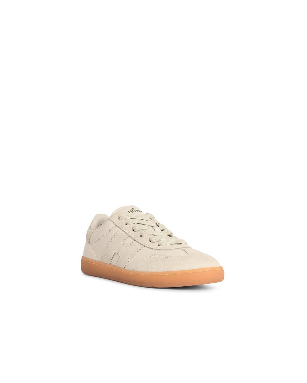 Hogan White 'Cool' Nappa Lear Sneakers