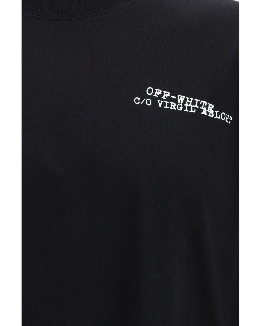 Off-White c/o Virgil Abloh Black Type Arrow Skate T-Shirt for men