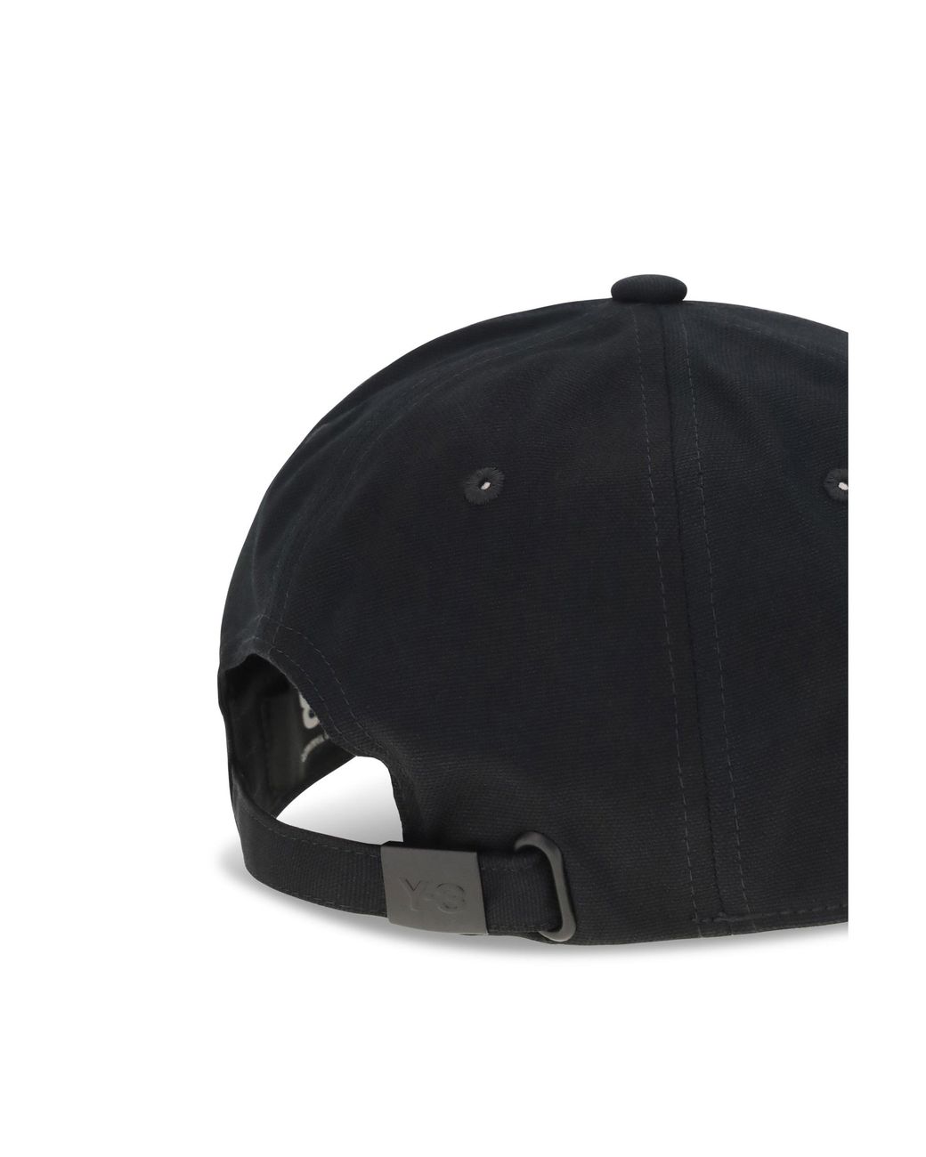 Y-3 Black Logo Baseball Cap for men