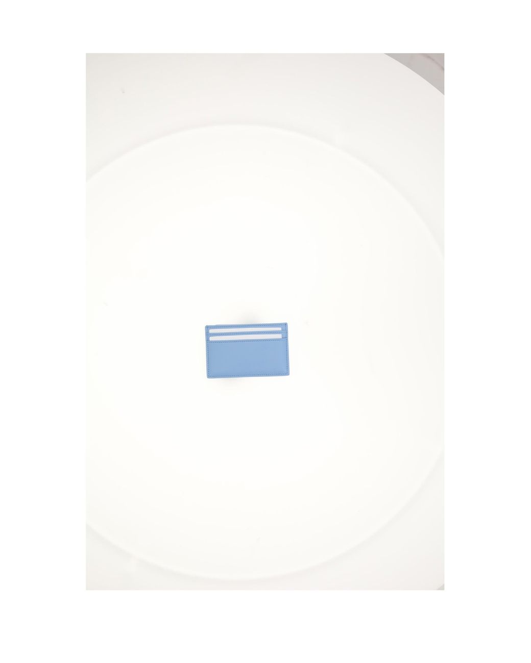 Céline White Medium Card Holder Sky for men