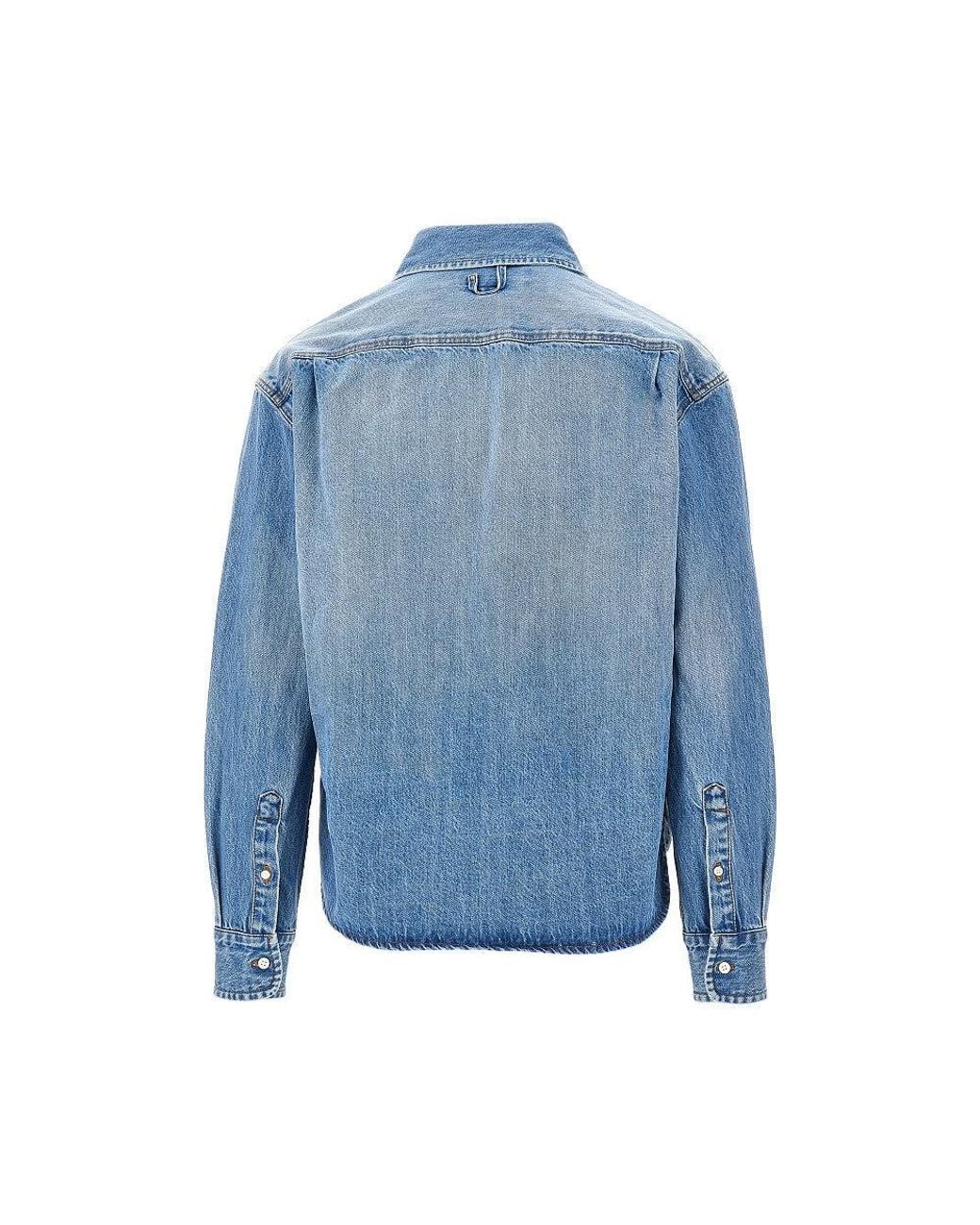 Jacquemus Blue De-Nimes Simon Denim Shirt for men