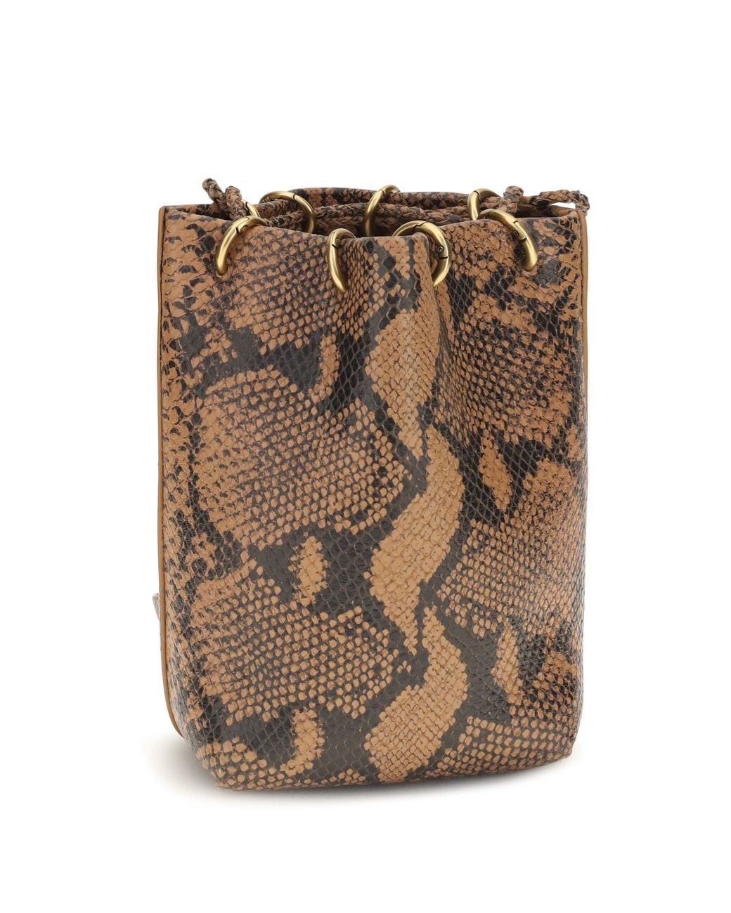 Benedetta Bruzziches Brown Doudou Petite Bucket Bag