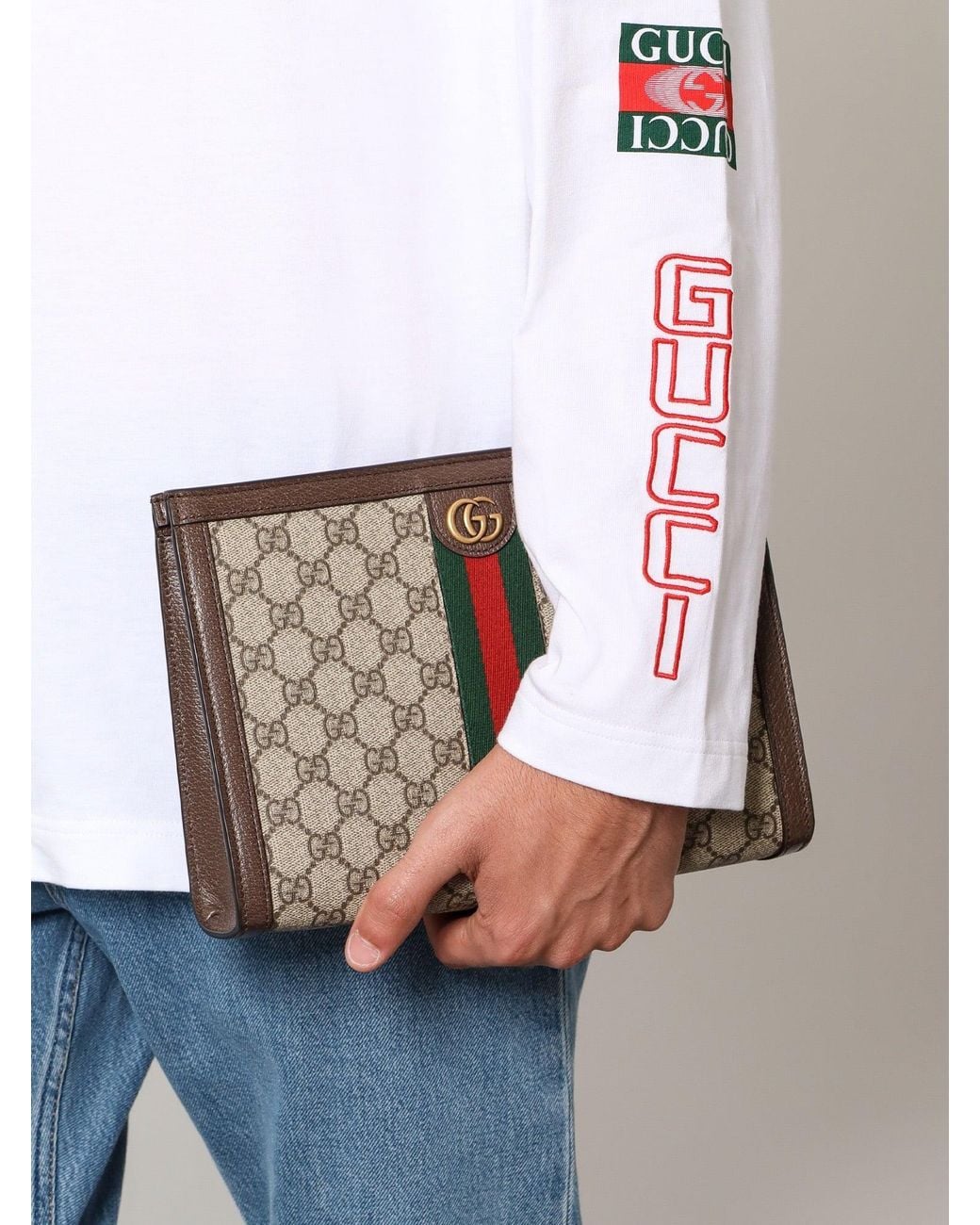 Gucci Gray Ophidia Gg for men