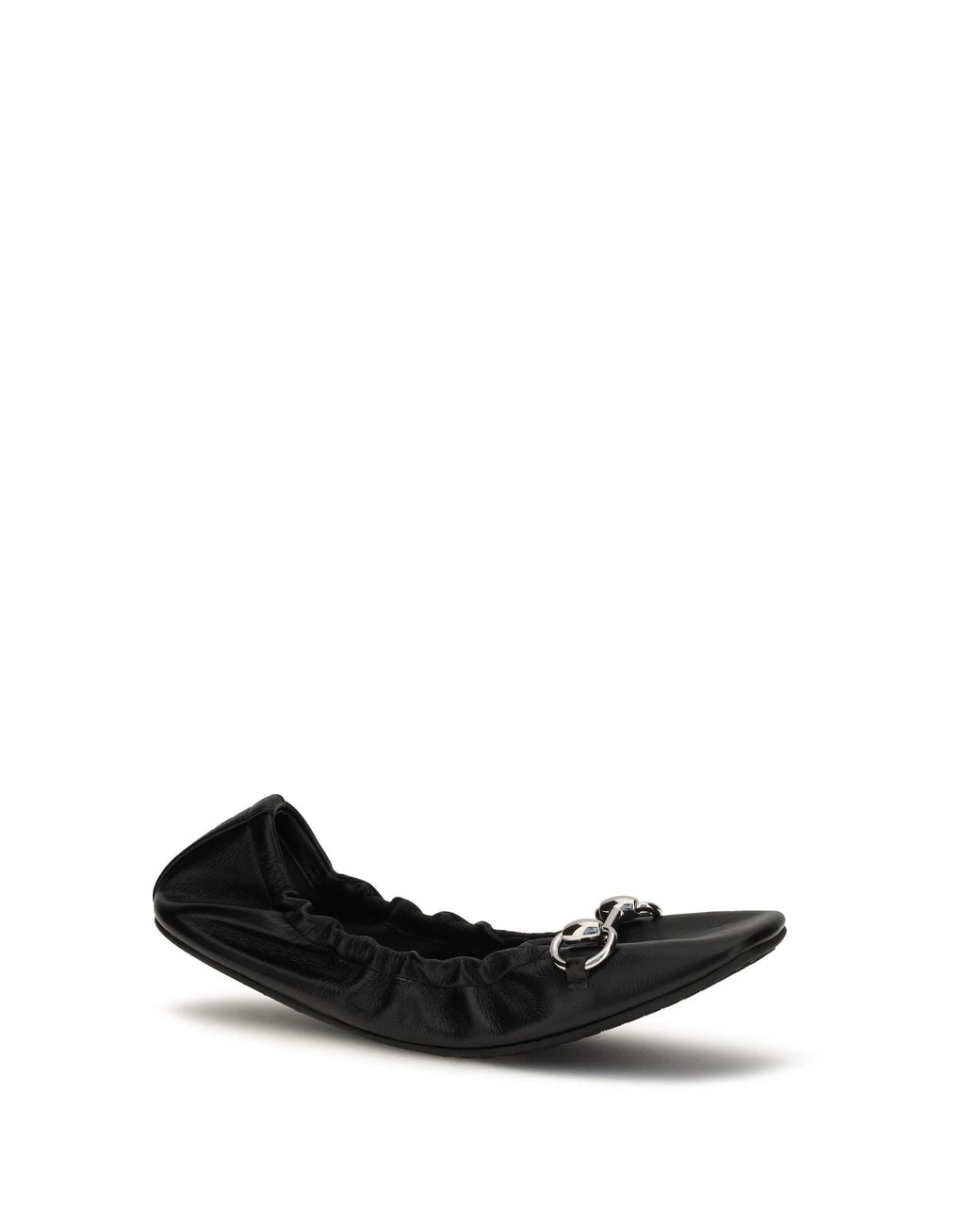 Gucci White Ballerina Flats Prima Ballerinas