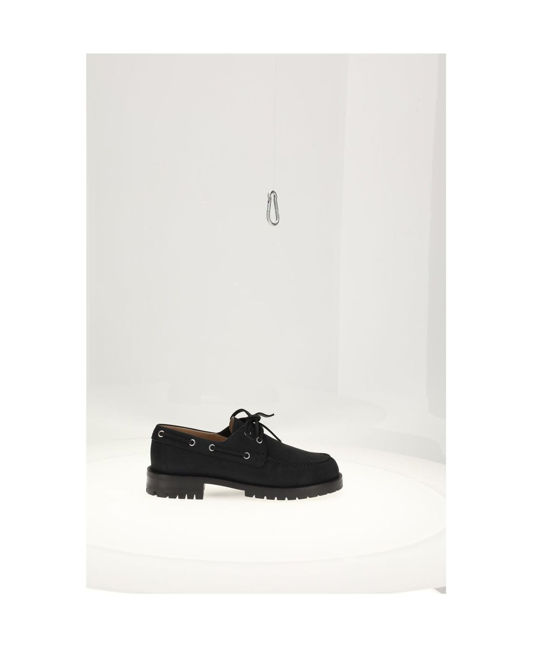 Dior White Archie Loafer Boat for men