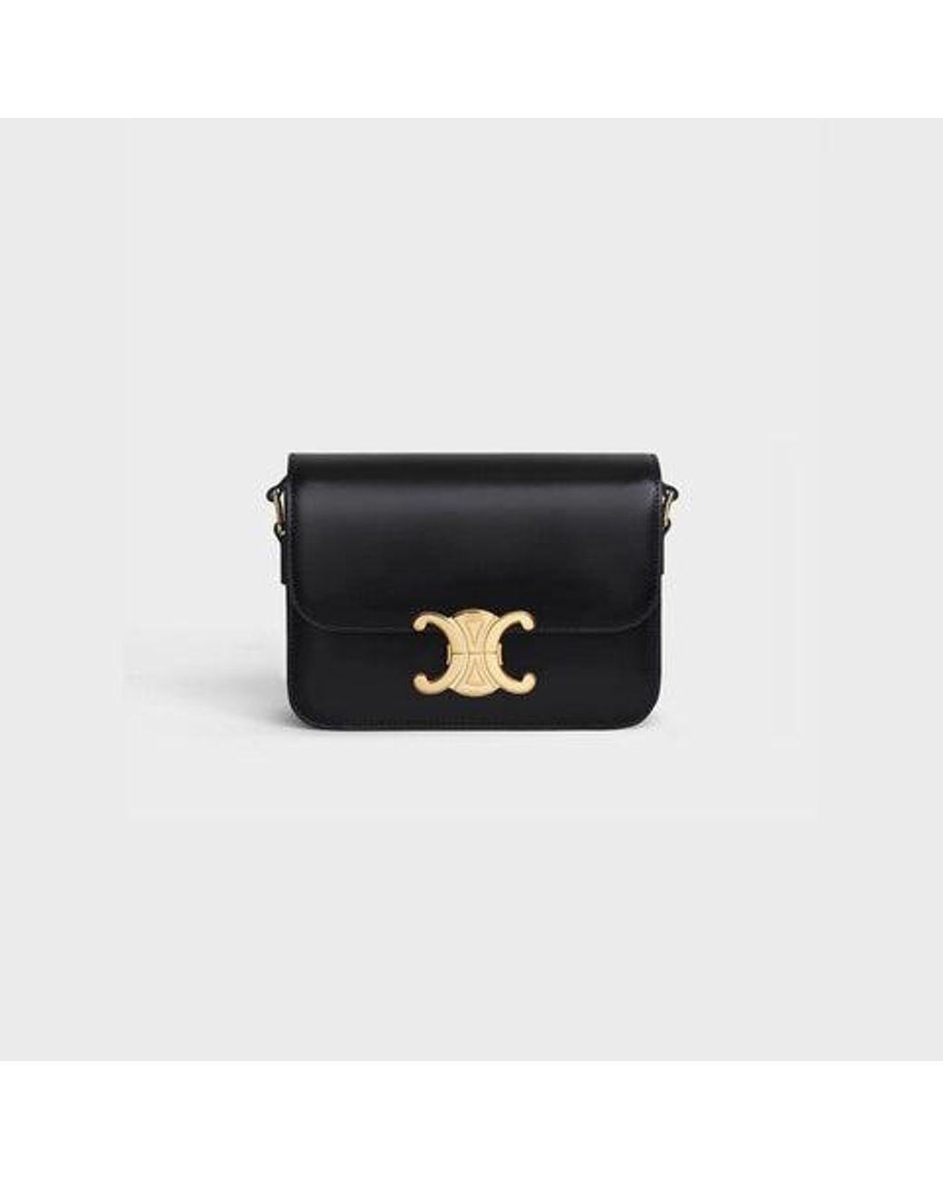 Céline Black "Teen Triomphe" Mini Crossbody Bag