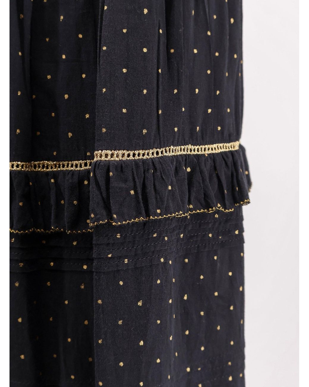 Isabel Marant Black Marant Etoile Volodia Polka-Dots Skirt