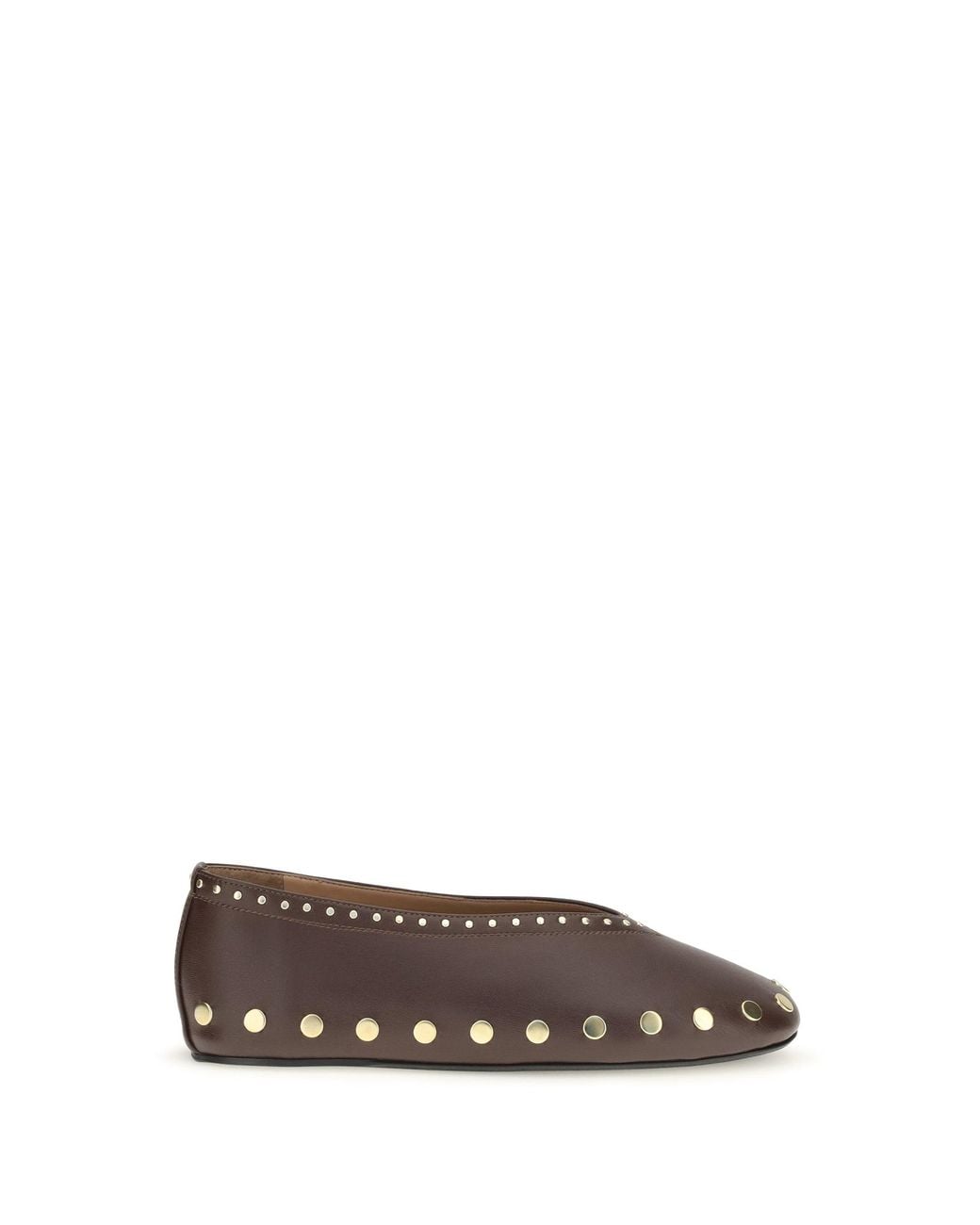 Ganni Brown Jenny Ballerinas