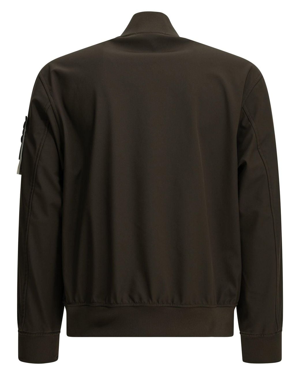 Stone Island Black "Soft Shell" Bomber Jacket for men