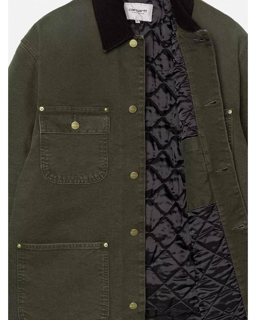 Carhartt Green Og Chore Coat Padded Jacket for men