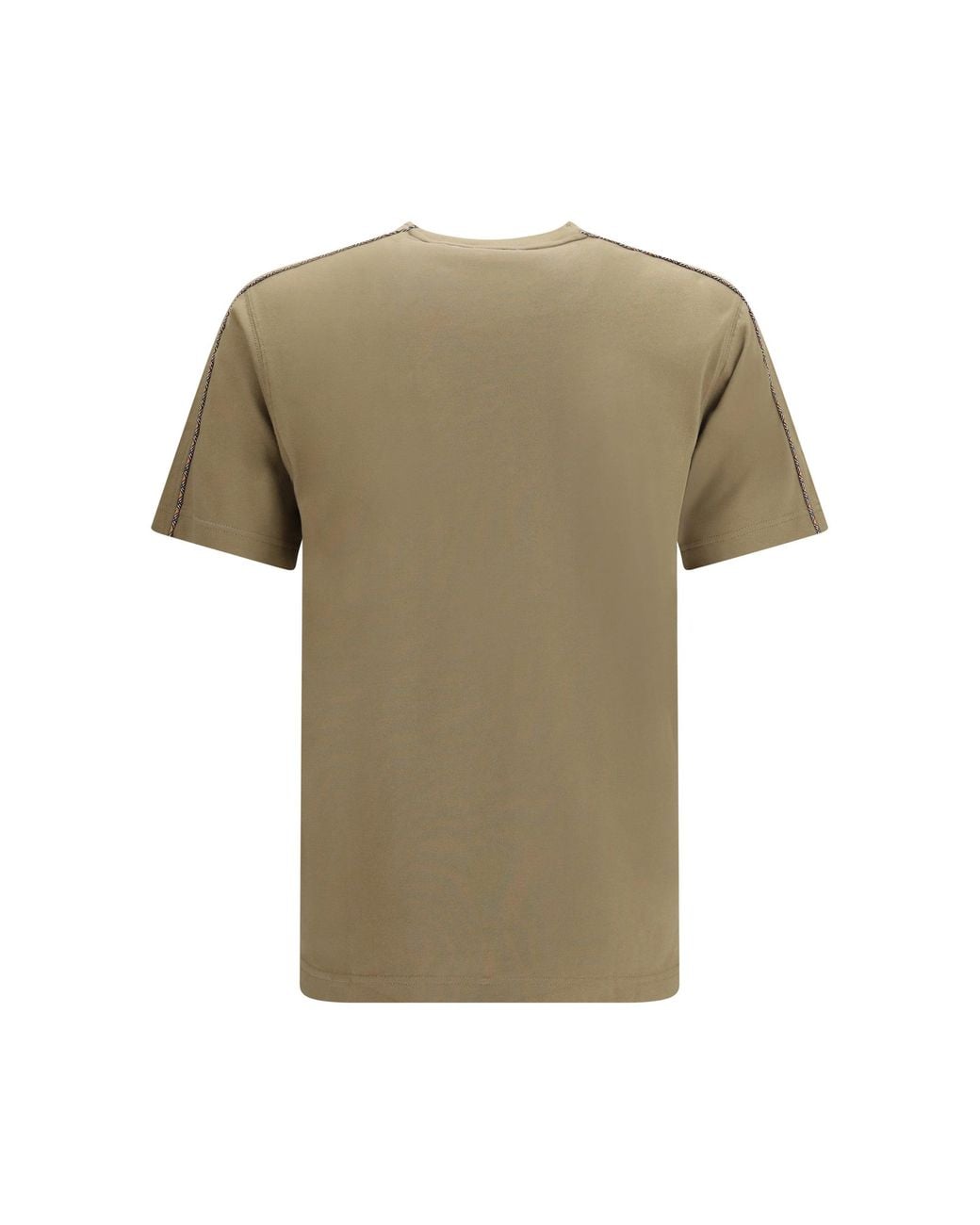 Burberry Green Cotton T-Shirt for men