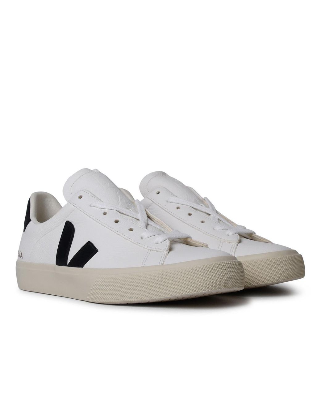 Veja Gray Leather Sneakers