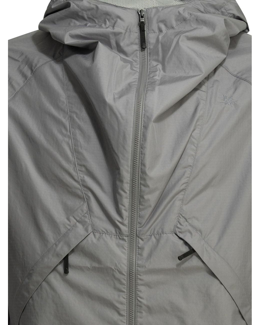 Goldwin Gray "Rip-Stop" Windbreaker Jacket for men