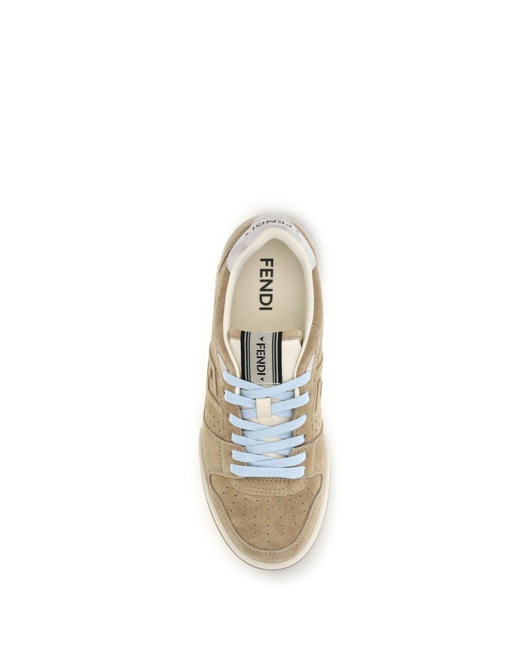 Fendi Natural Match Suede Sneakers for men