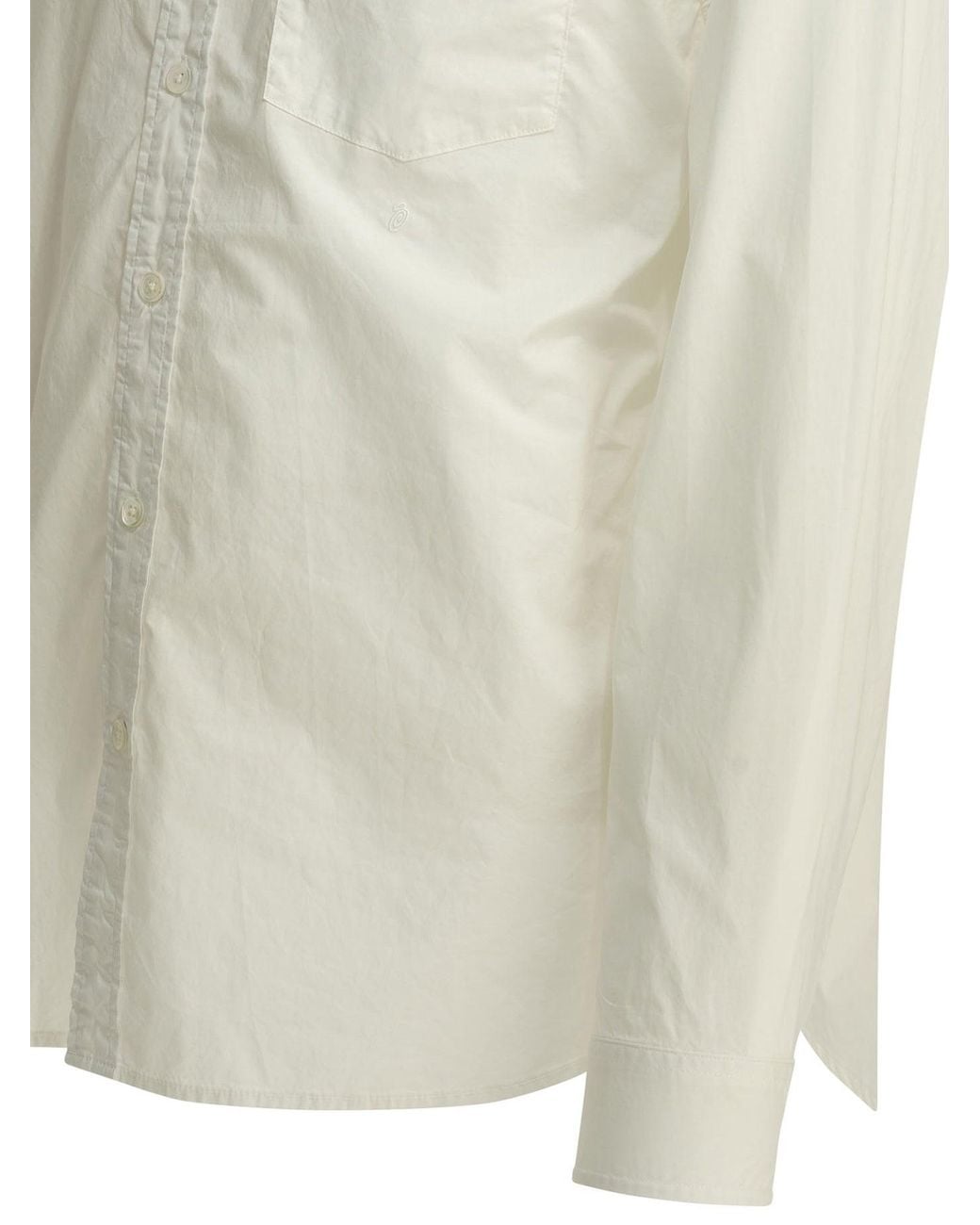 Stussy White Stussy Cotton Shirt for men