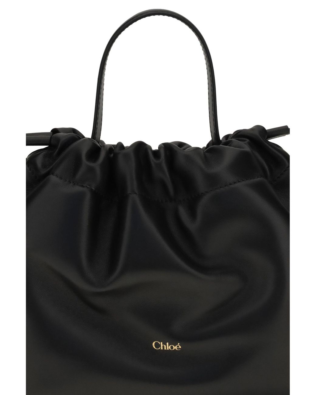 Chloé Black Chloé Icons Leather Chain Shoulder Bag