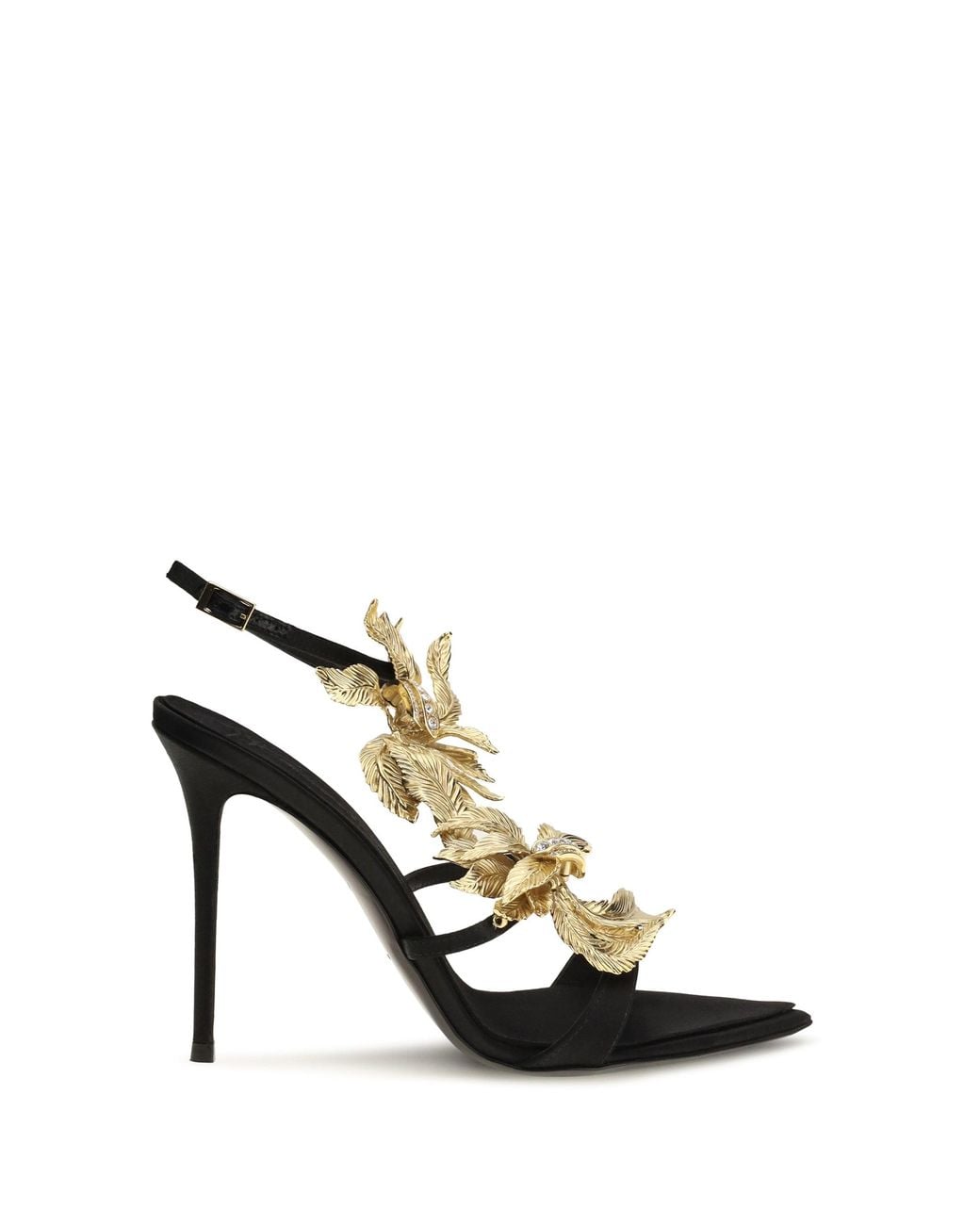Giuseppe Zanotti White Incanto Silk Satin Sandals