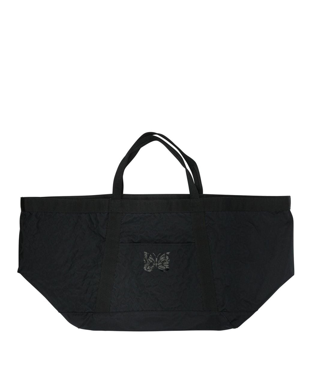 Needles Black Tool Tote Large Shoulder Bag for men