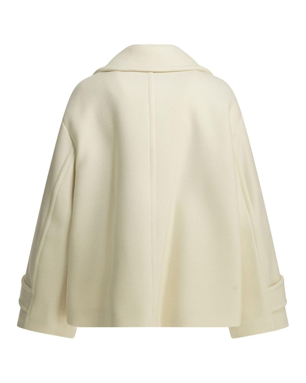 Chloé Natural Short Wool Coat