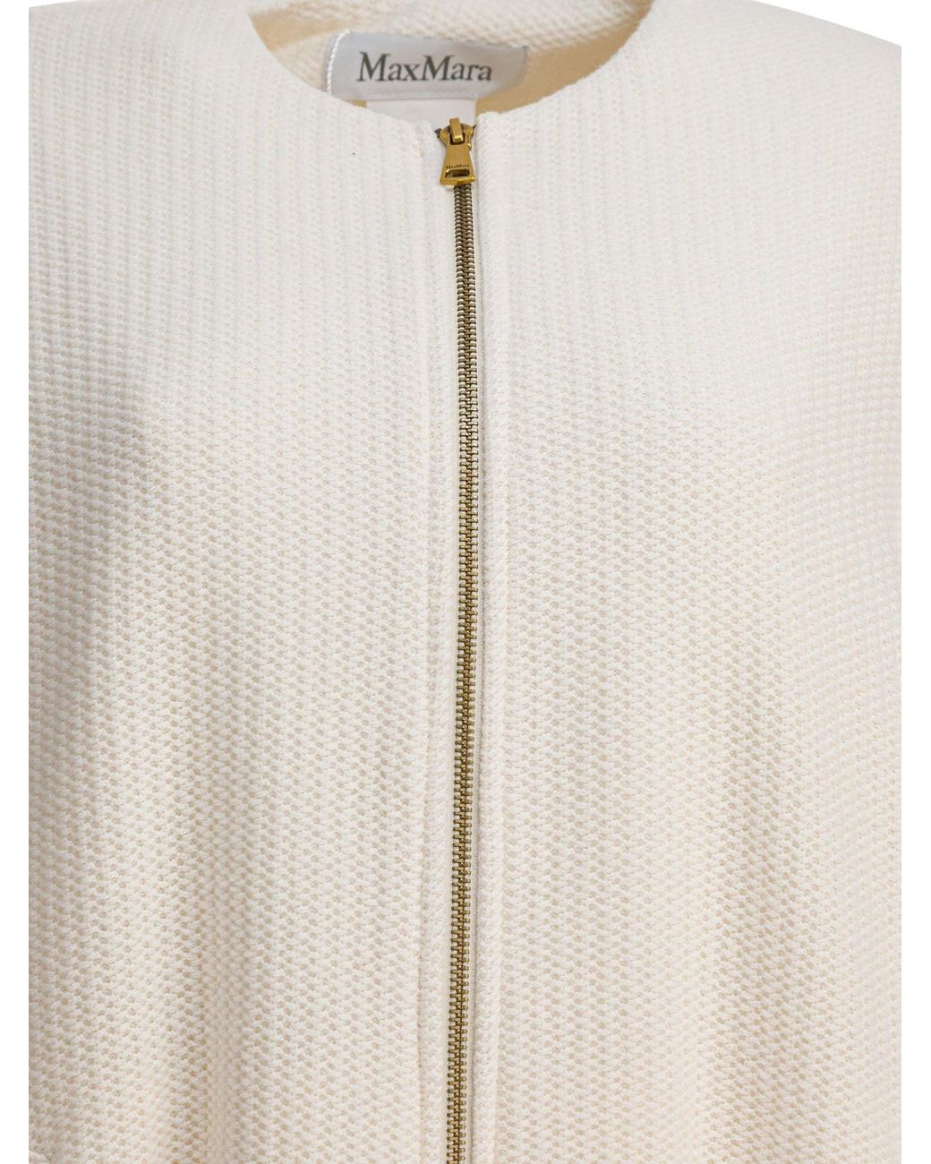 Max Mara Natural Wool And Cashmere Jacket