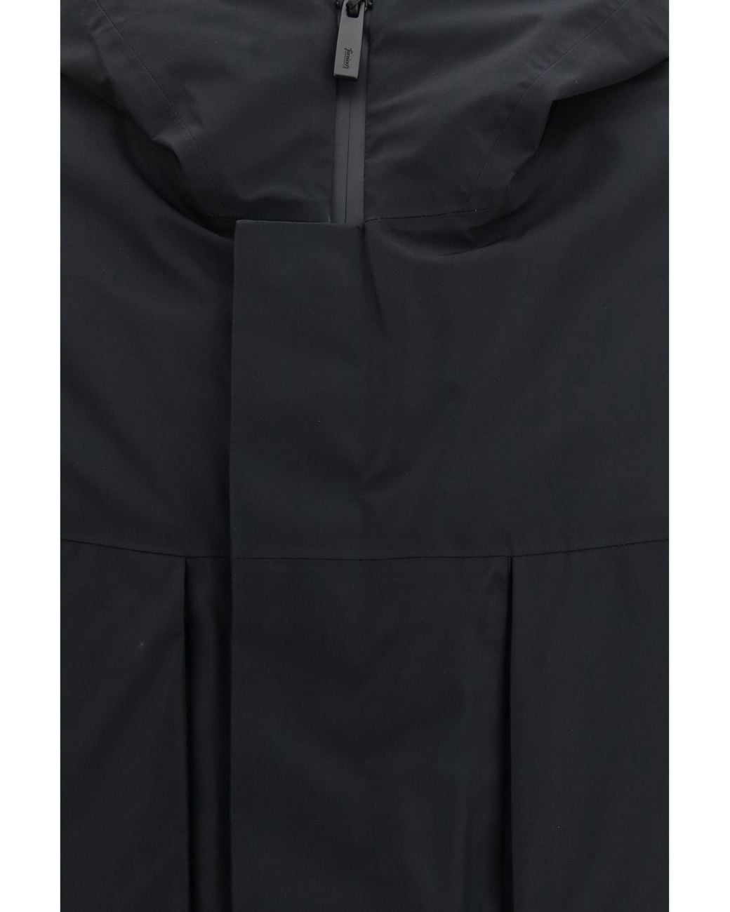 Laminar Blue Gore-Tex Short Parka Nero for men