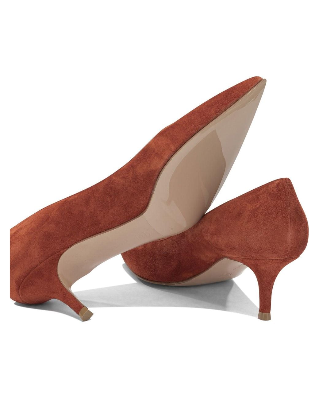 Gianvito Rossi Brown "Gianvito 55Mm" Pumps