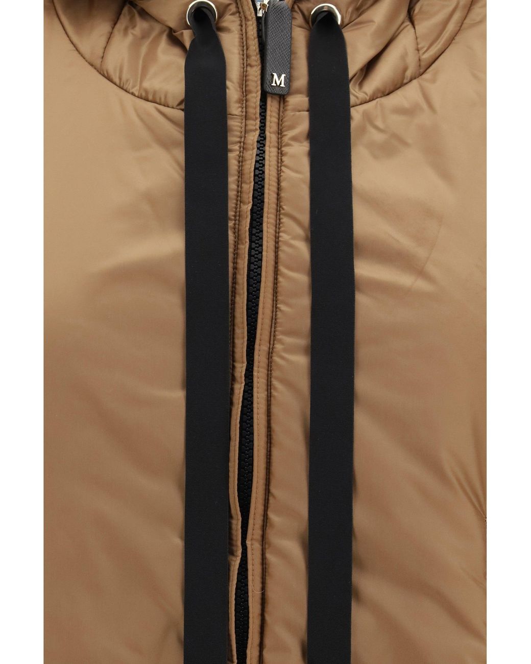 Max Mara Natural Hooded Padded Vest