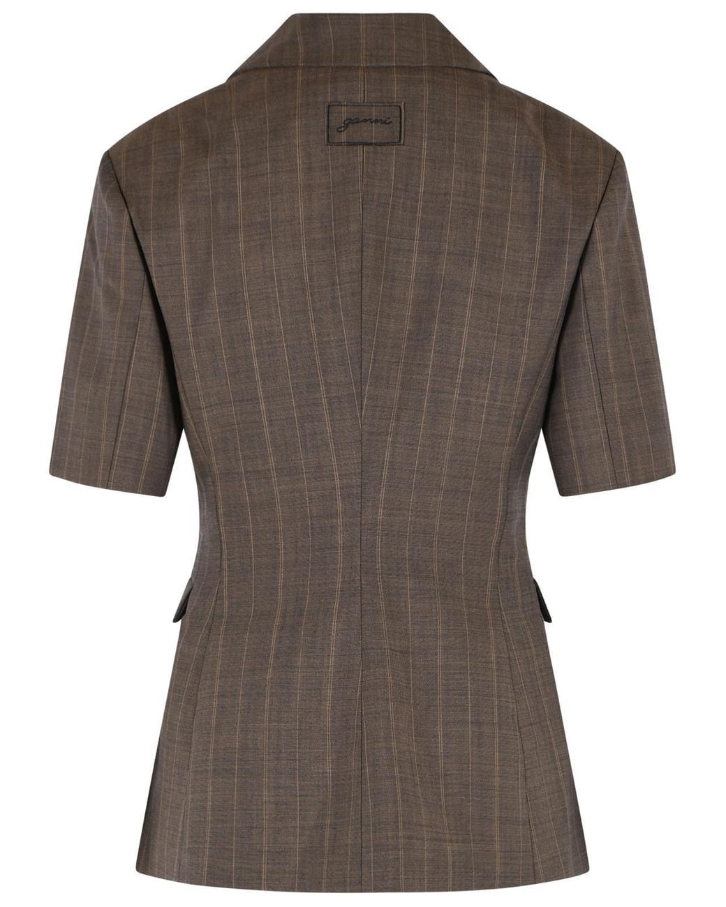 Ganni Gray Wool Blazer