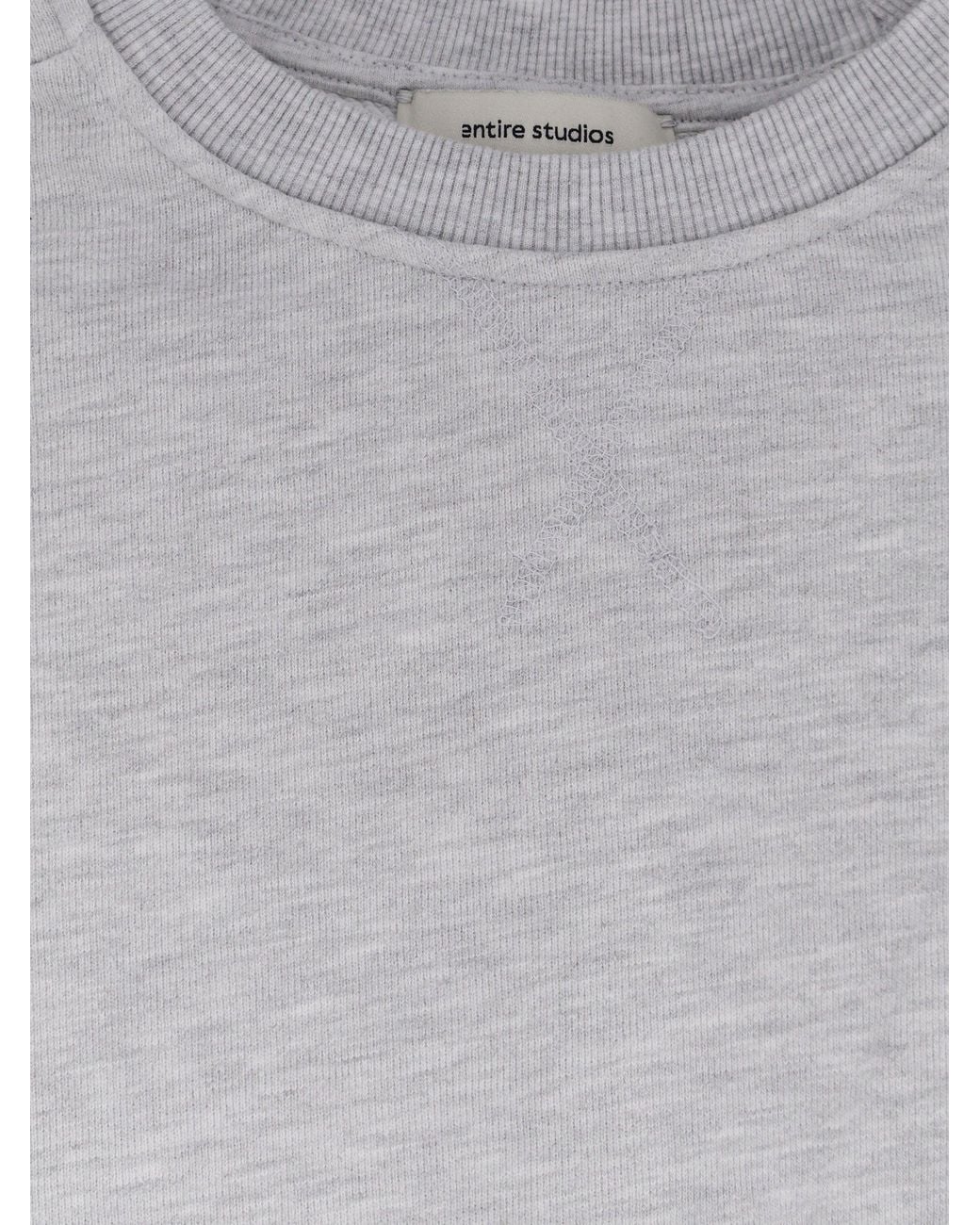 Entire studios White Cotton Sweatshirt
