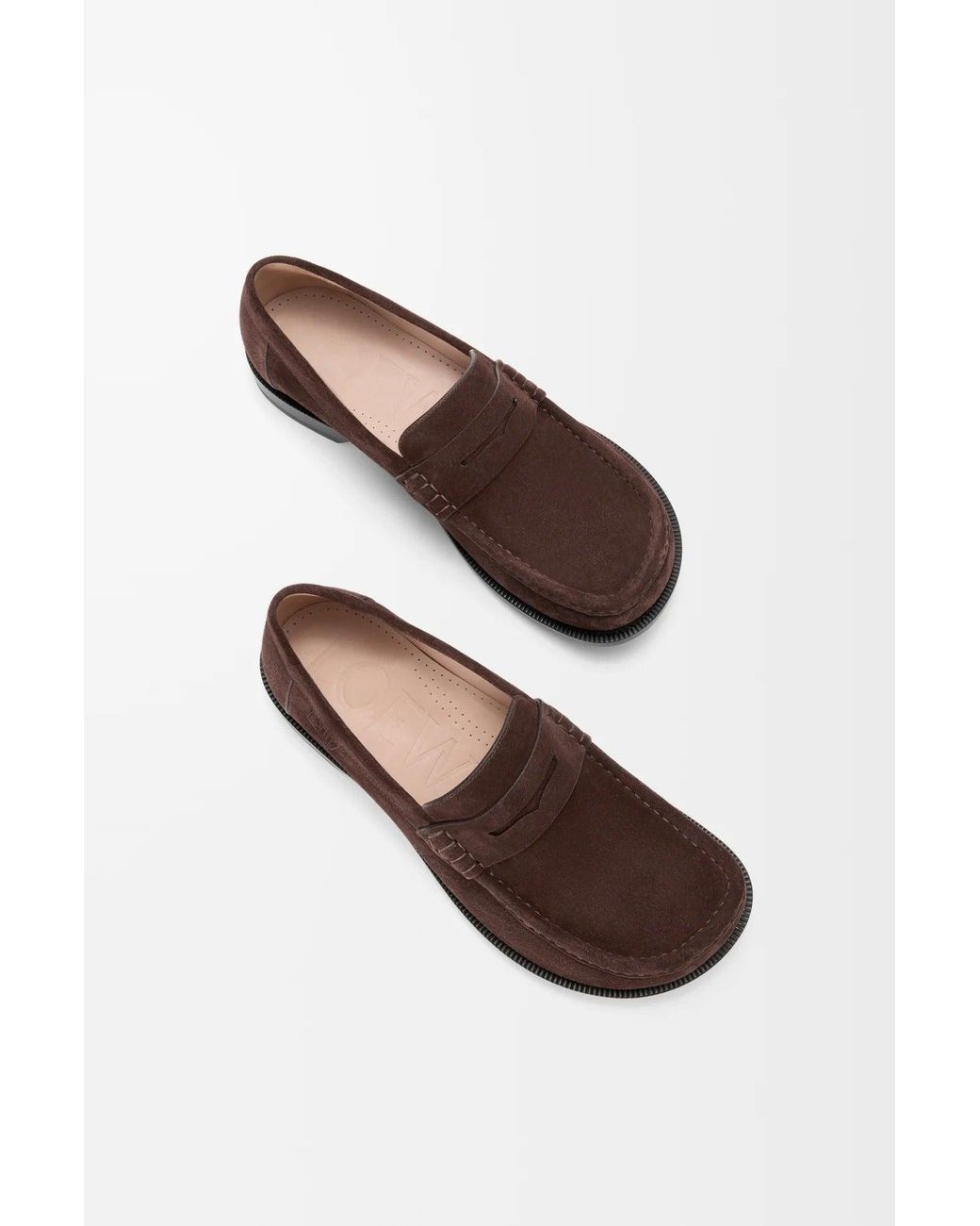Loewe White "Campo" Loafers for men