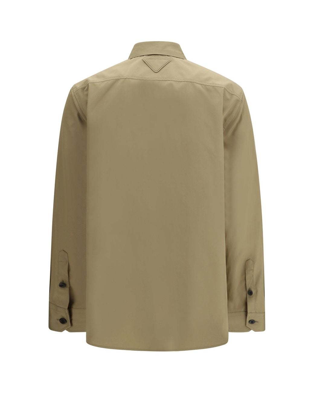 Prada Green Cotton Poplin Shirt