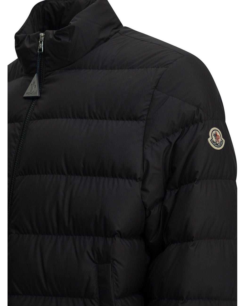 Moncler Black "Baudinet" Short Down Jacket for men