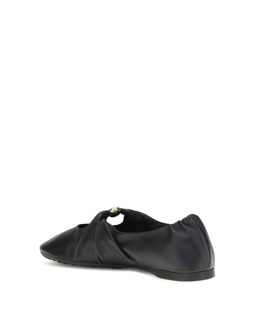 Loewe Black Pebble Ballerinas
