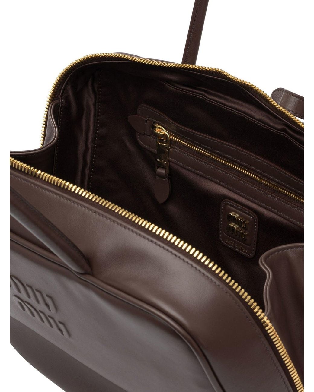 Miu Miu Brown "Beau" Handbag