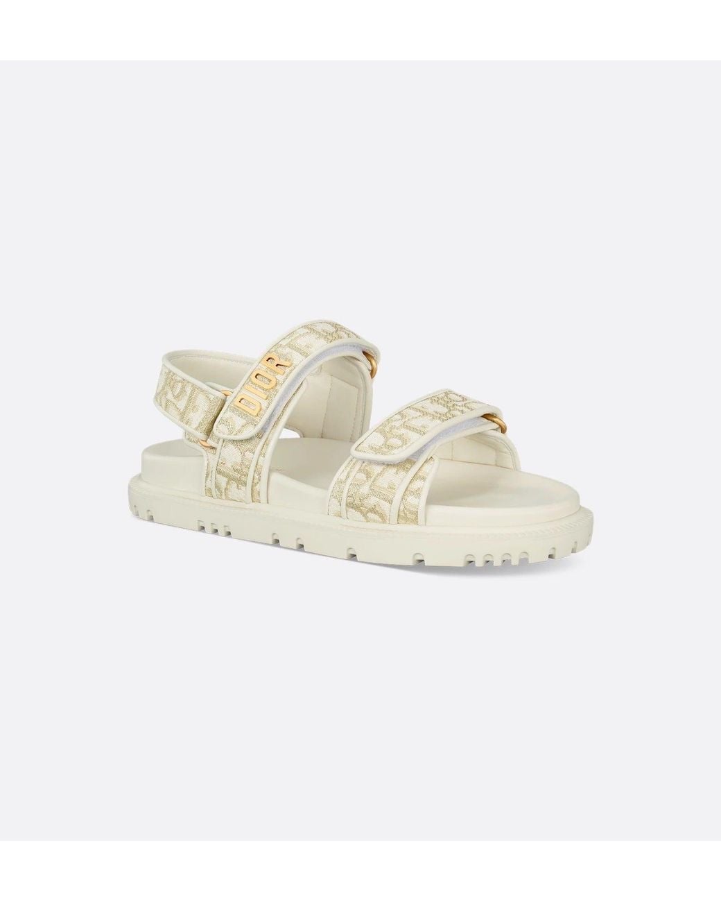 Dior White Act Sandals