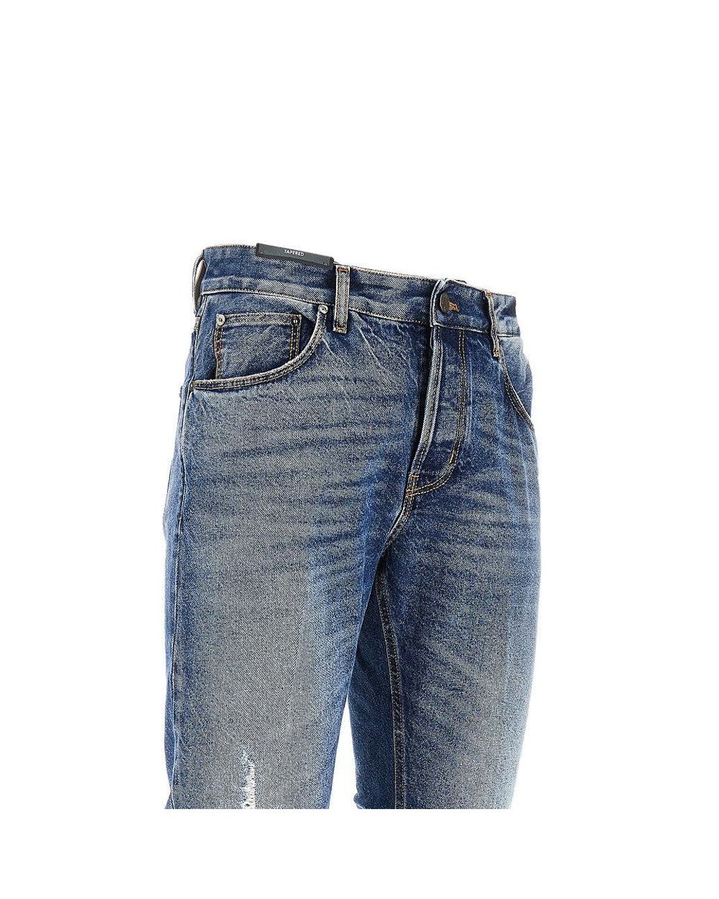 PT Torino Blue Used-Effect 'Reggae' Jeans for men