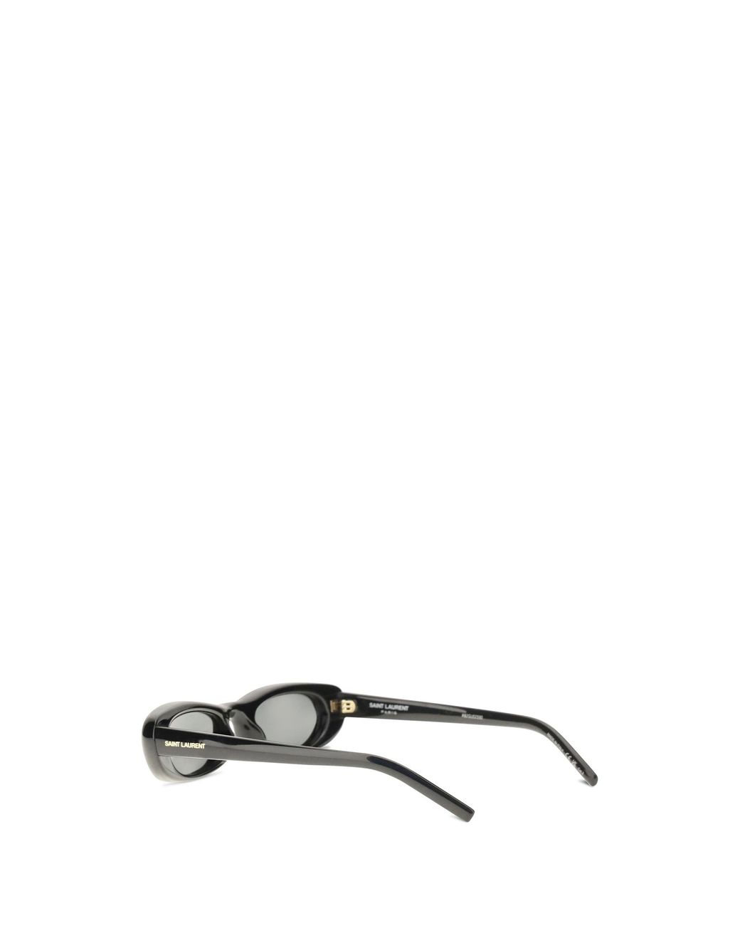 Saint Laurent White Tortoiseshell Sunglasses