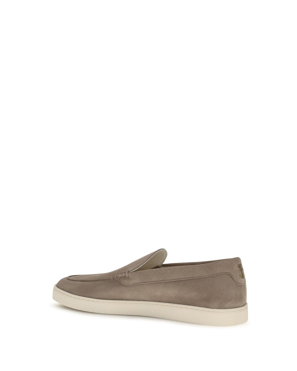 Brunello Cucinelli Gray Suede Loafers for men
