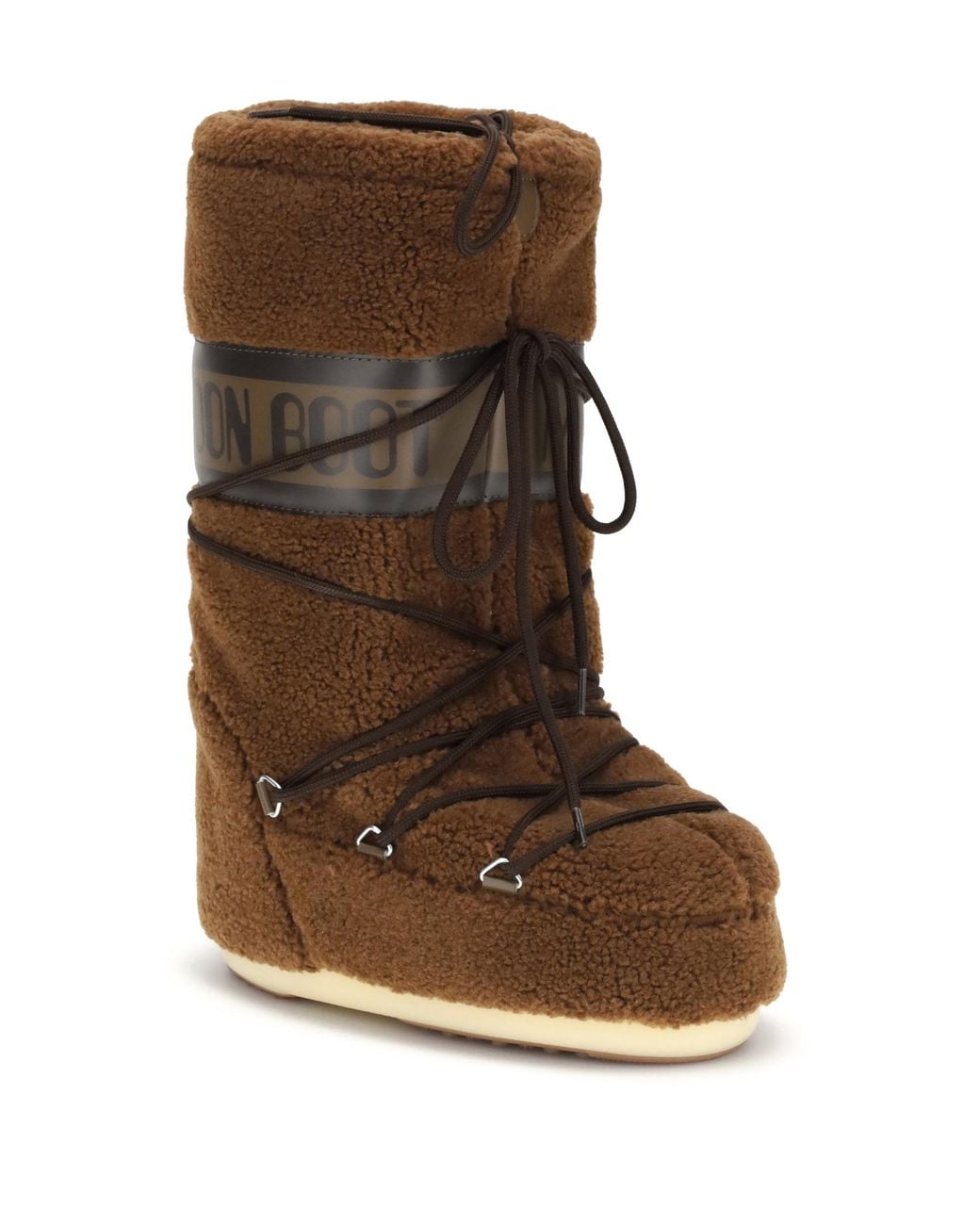 Moon Boot Brown Icon Teddy Boots