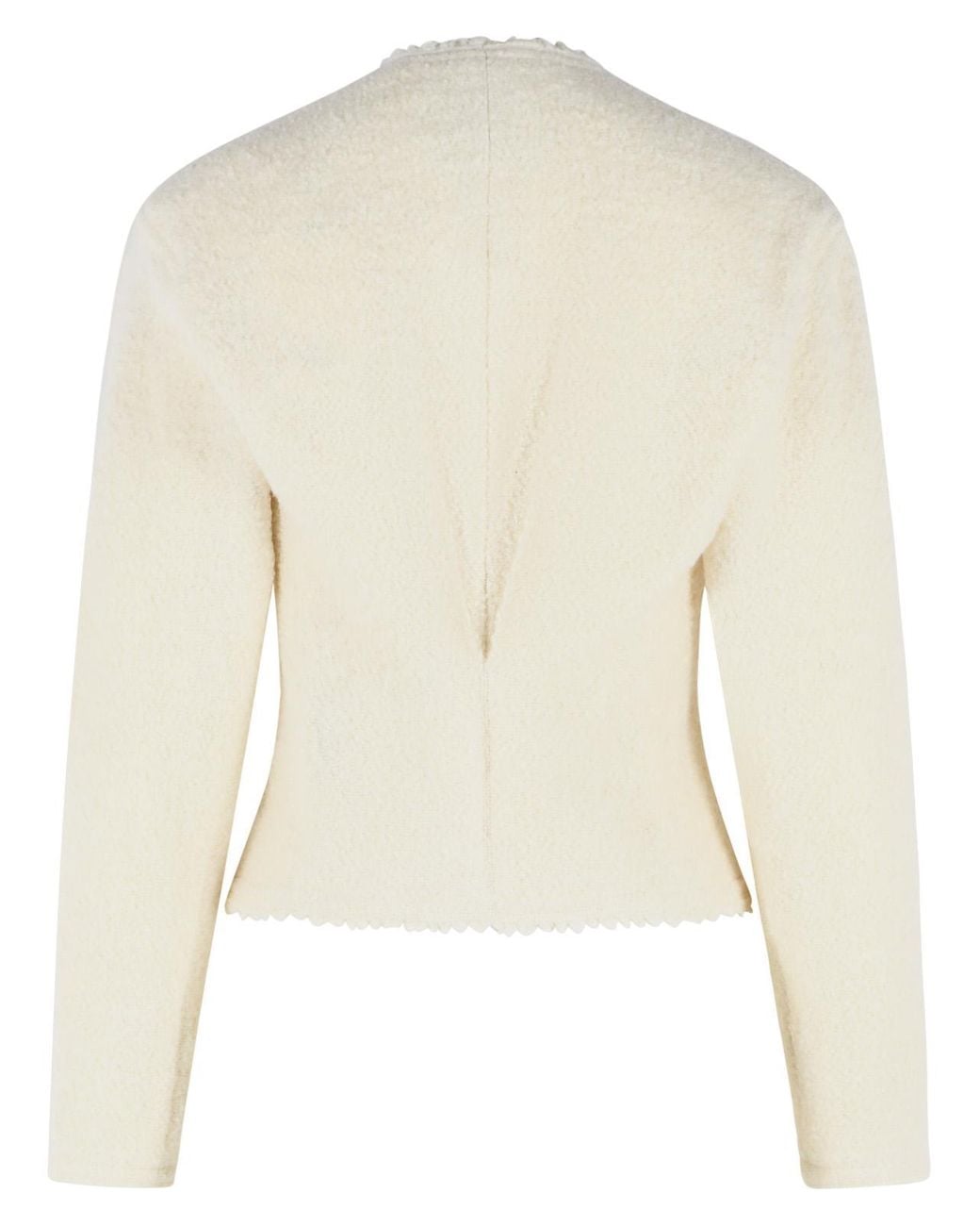 Isabel Marant Natural 'Suna' Ivory Virgin Wool Blend Jacket
