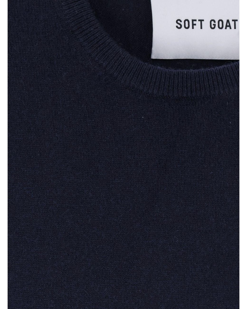 Soft Goat Blue Cashmere Sweater for men