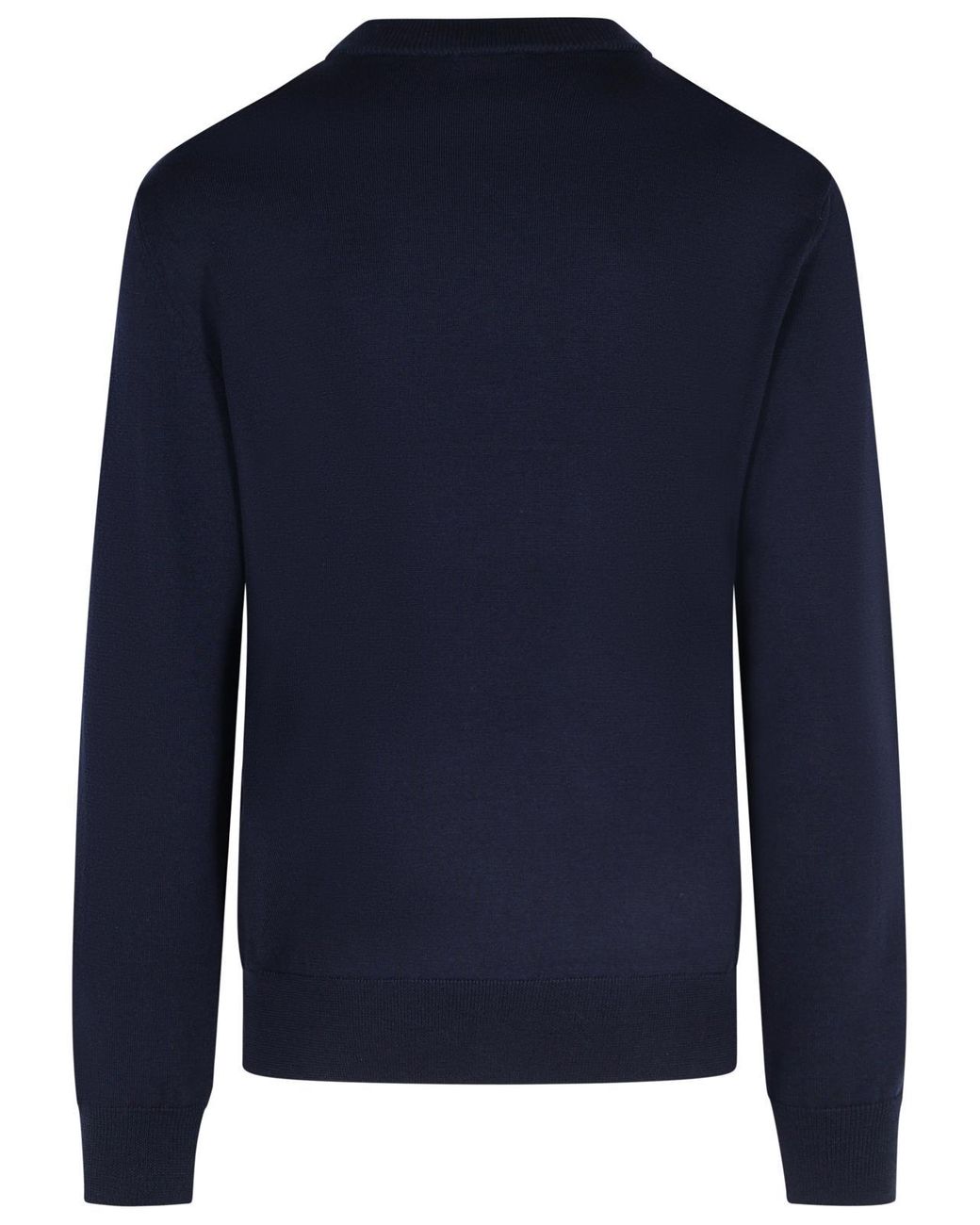 Balmain Blue Merino Wool Sweater for men