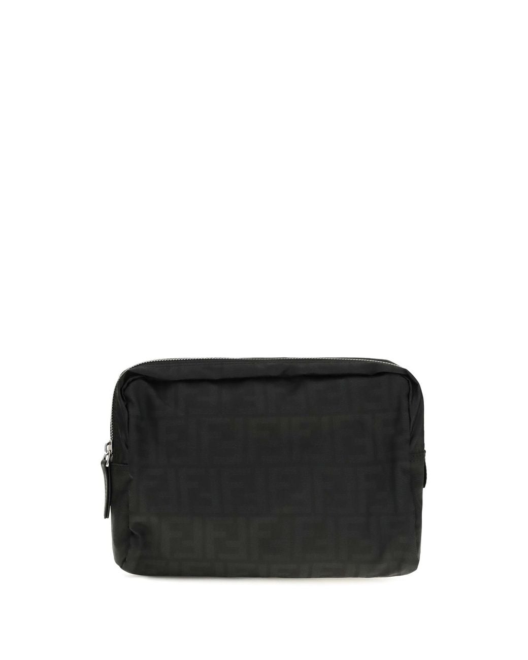 Fendi Black Medium Superlight Ff Zucca Fabric Beauty Case for men