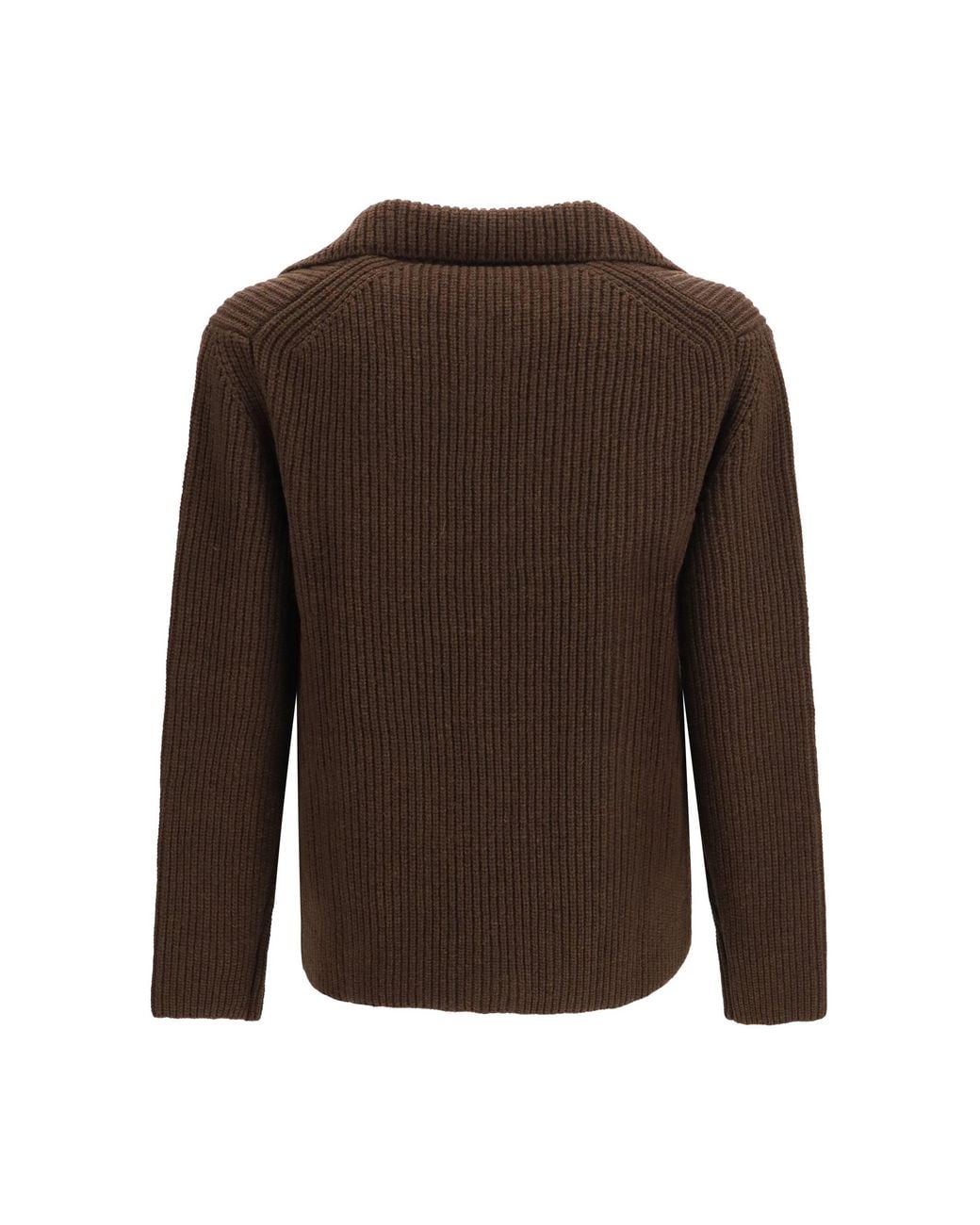 Brooksfield Brown Wool Jacket Fondente for men
