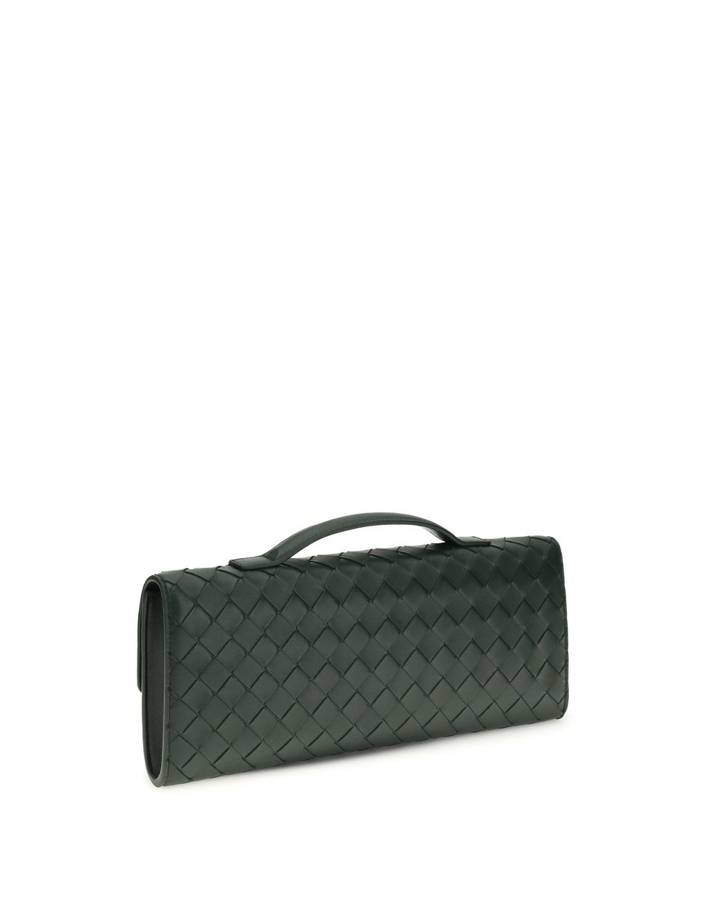 Bottega Veneta Green Handbag Andiamo Lambskin